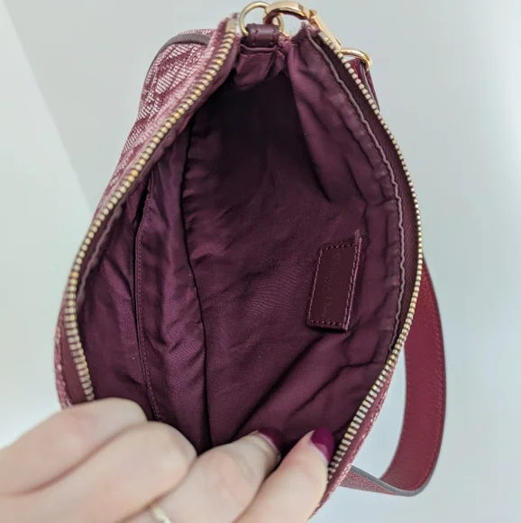 Dior trotter saddle bag - Merlot color - Picture 6 of 16